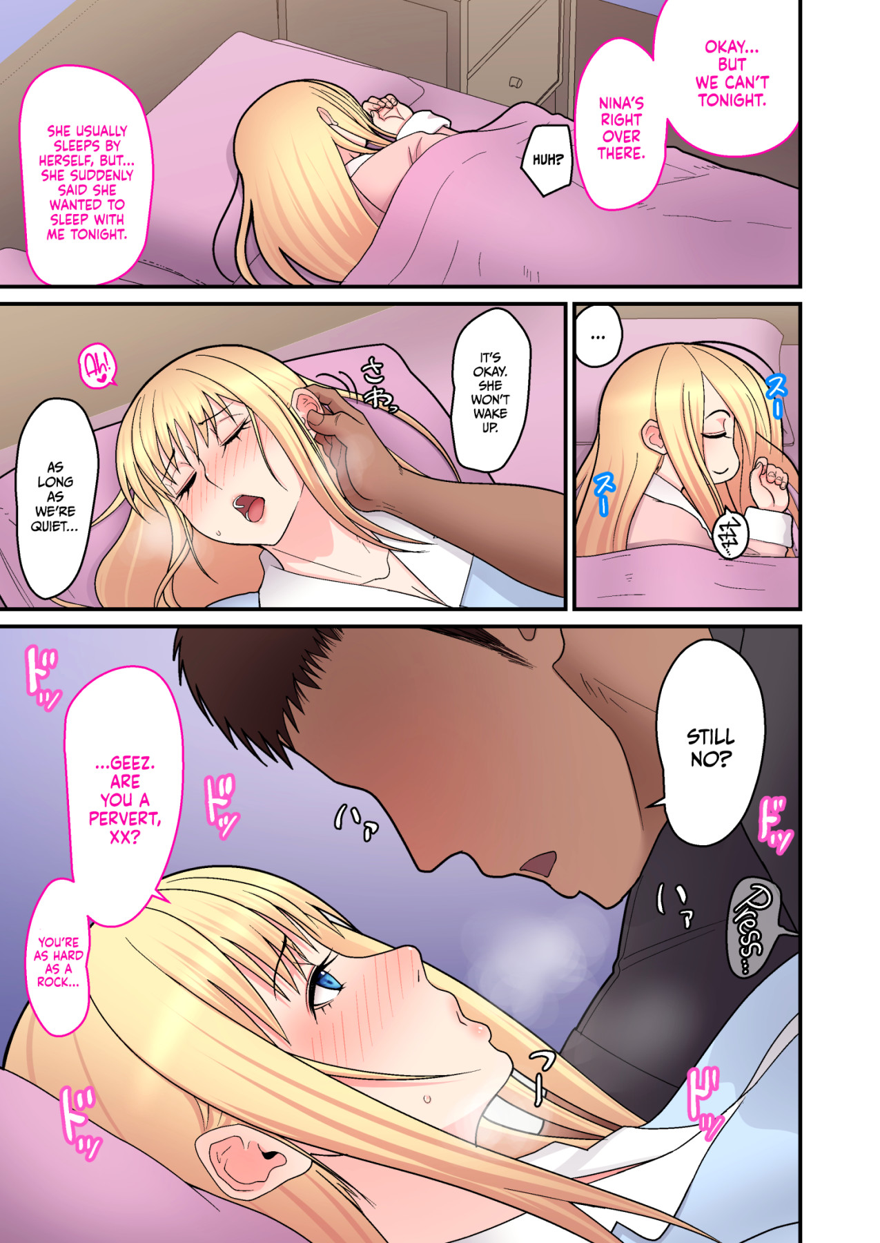 Hentai Manga Comic-Sweet Love With A Blonde, Single Mother-Read-13